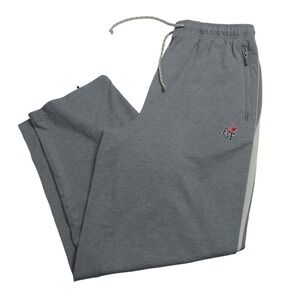 Abercrombie Fitch Mens Grey Athletic‎ Track Pants Sweatpants Size M Zipper Ankle